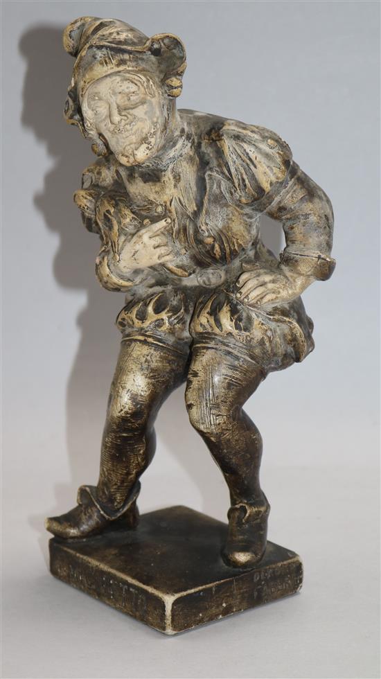 A plaster figure of Rigoletto Depose Fabbri